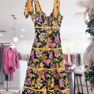 Flora Dress - Black Floral