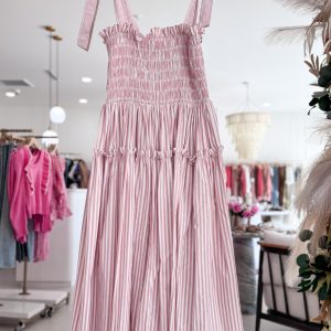 Gabby Midi Dress - Pink