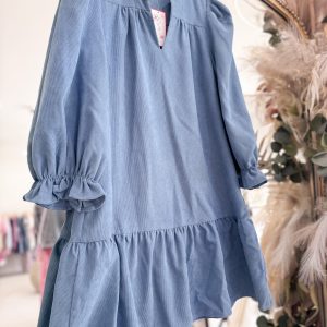 Tara Dress - Bluestone