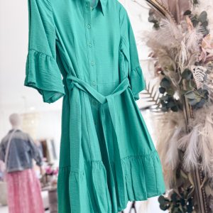 Shirley Shirtdress - Green