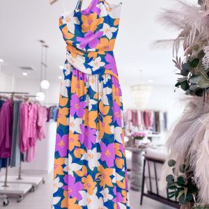 Nadia Maxi Dress - Orchid Combo