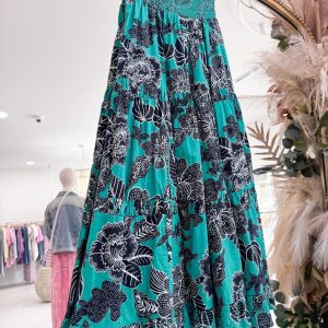 Luelle Skirt - Indigo Emerald