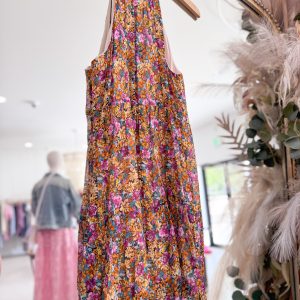 Jordan Dress - Berry Multi