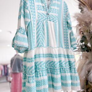 Logan Dress - Aqua