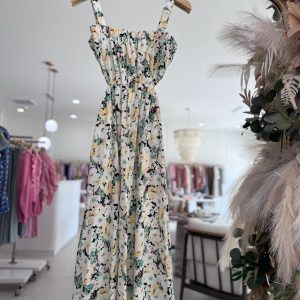 Kiara Maxi Dress - Yellow Floral